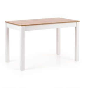 Boone 8 Seat Dining Table, White Concrete